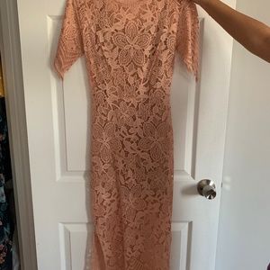 For love and lemons pink dress